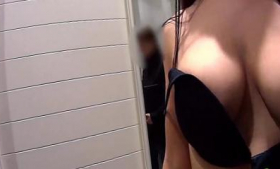 A big-boobs teen amateur girl with MallCuties shows off her fucks in public