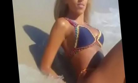 Cam at the beach is sexy