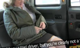 She is willing to take a lot of money to have sex in her cab