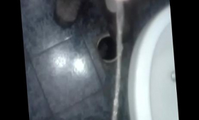 It was my first time pissing on the floor
