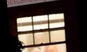 Exhibitionist neighbors caught performing sex acts in front of the window