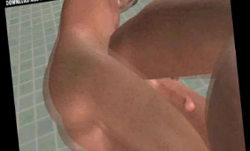 Fucked by a sexy 3D hunk in the shower