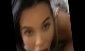 Live Snapchat video of a brunette slut getting fucked
