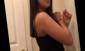 Stunning latina shaking her booty