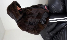 Wearing mink jackets is a pleasure because of the soft leather