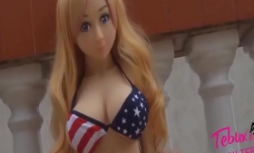 Very naughty blonde teen sex doll