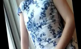 Watch a Chinese girl masturbating in a cheongsam on the toilet by subscribing to my channel each day.