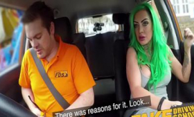 This fake driving school has a busy learner who's wet and horny for the instructor's cock