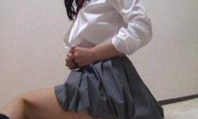 Viewing naked Japanese schoolgirl YURINA from her apartment