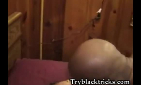 Black amateur teen is riding a cock in the shower and enjoying every second of it