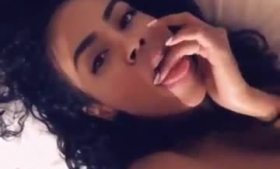 Beautiful ebony teen gangbanged masturbating hard