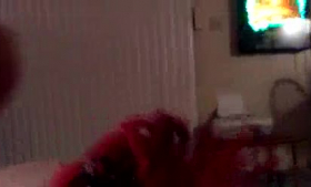 Red haired chick is getting gangbanged like never before and enjoying it in every way