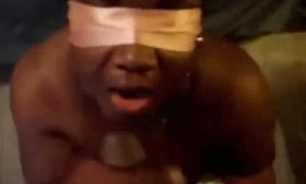 Blindfolded babe just wants to have fun, but turns her mood completely on her boyfriend