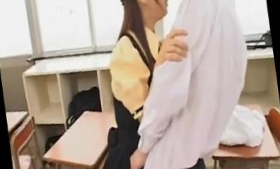 Japanese teen milks teachers and classmates