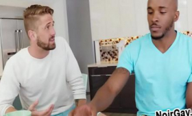 An out gay white man seduces a black straight friend from college