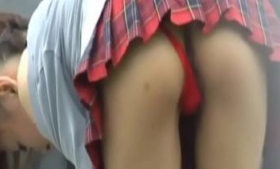 Upskirt worn by Japanese women