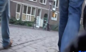 An Dutch hooker takes a cumshot